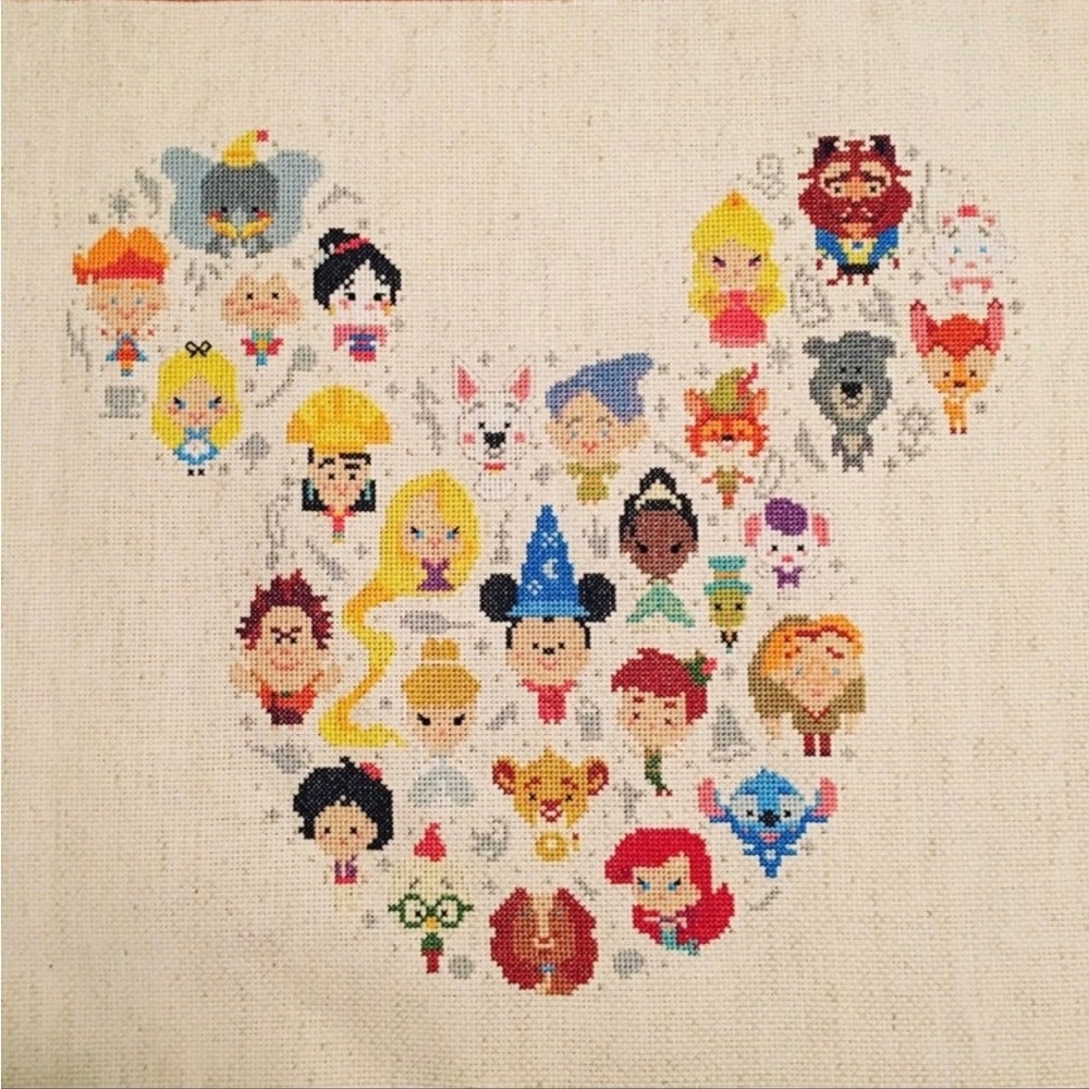 Mickey ears cross stitch kit - new